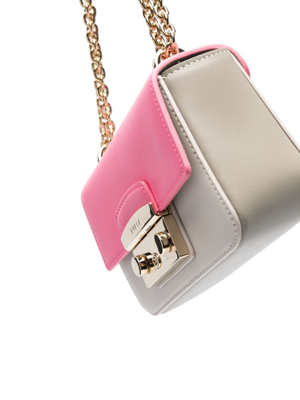 Furla バイカラー ショルダーバッグ | グレー | FARFETCH JP