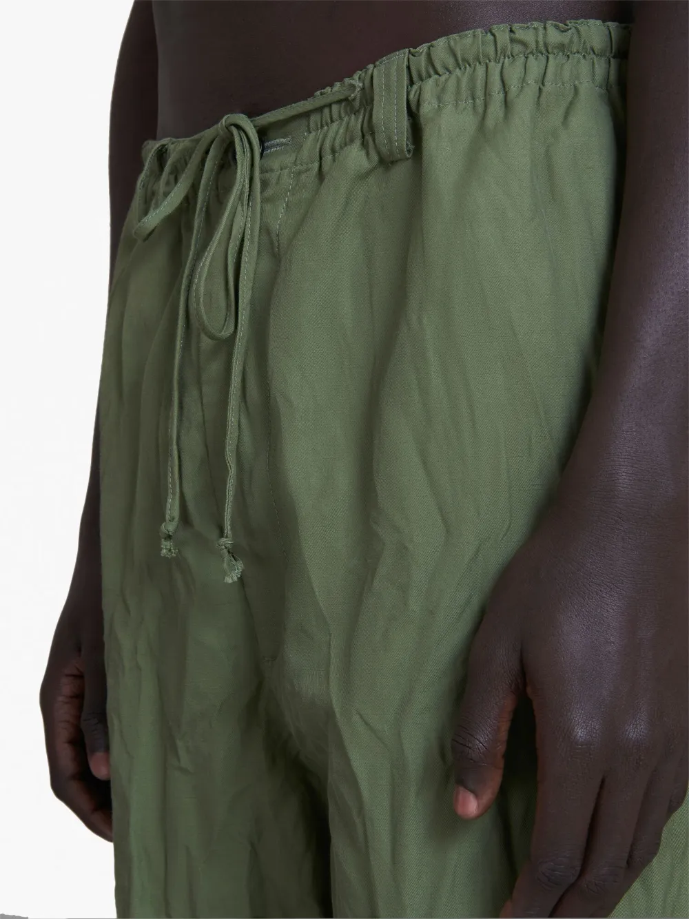 Marni Logo-print Wide-leg Trousers In 00v66