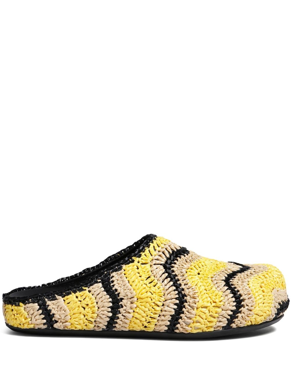 Marni Sabot Woven slip-on Mules - Farfetch