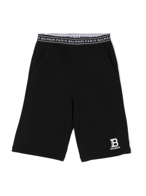 logo-waistband shorts