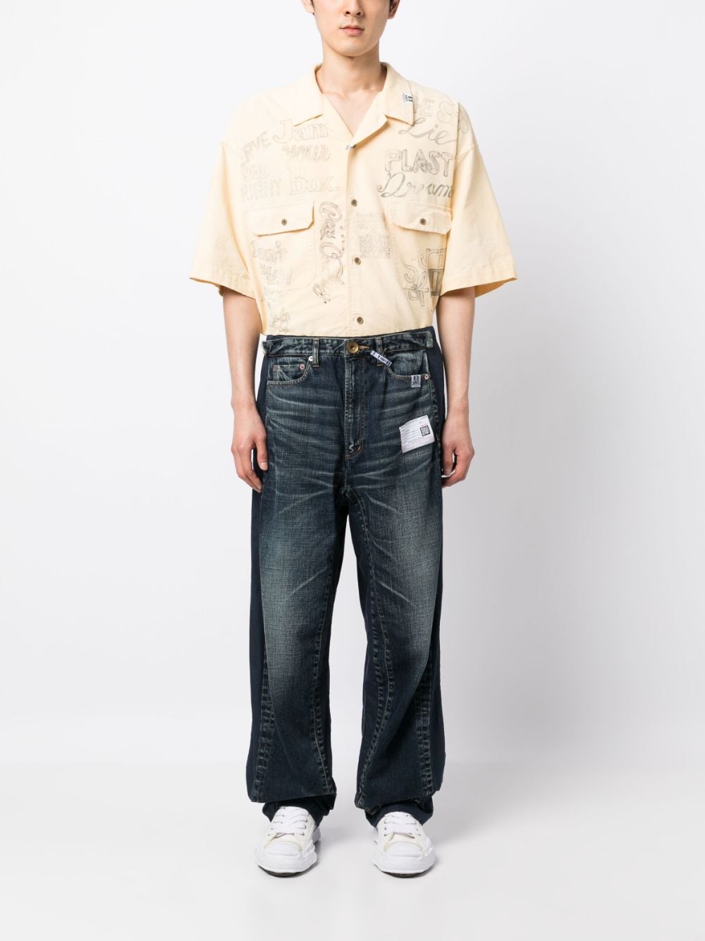 Maison Mihara Yasuhiro Straight jeans - Blauw