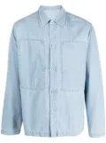 Kenzo patch-design denim shirt - Blue