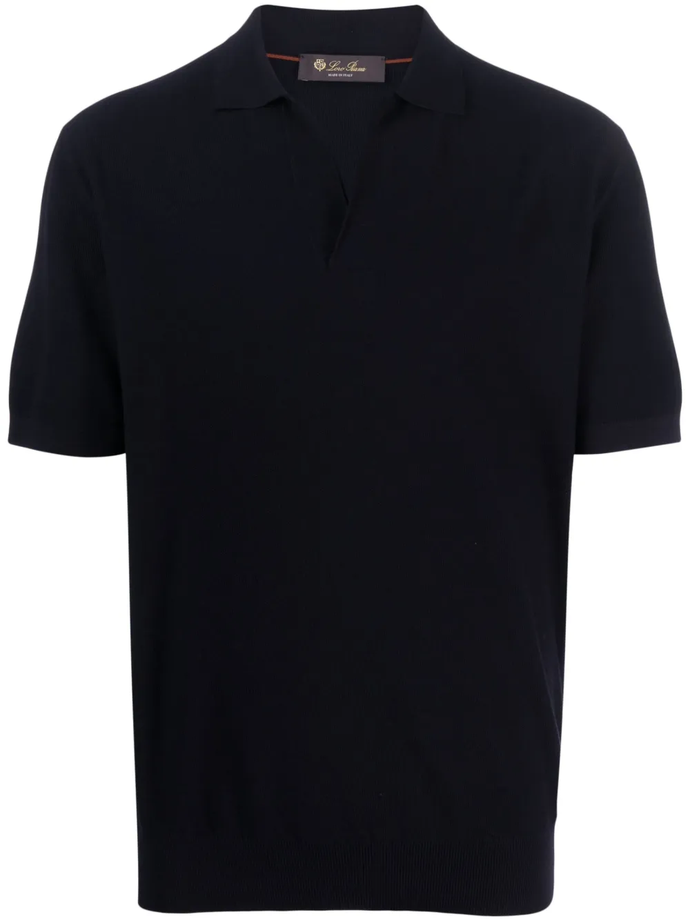 Loro Piana basic short-sleeved polo shirt | Blue | Image 1