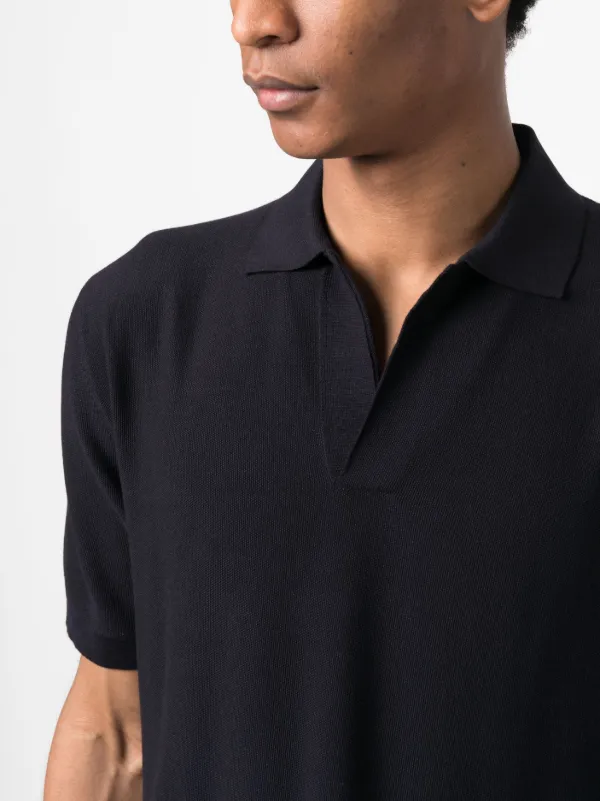 Loro Piana Camisa Polo Mangas Curtas | Azul | FARFETCH BR