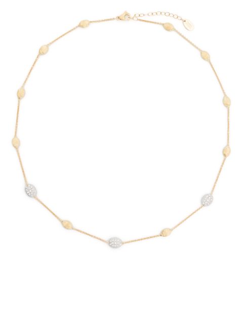 Marco Bicego 18kt yellow gold Siviglia diamond necklace