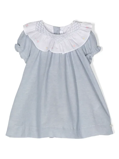 Tartine Et Chocolat embroidered-collar cotton dress