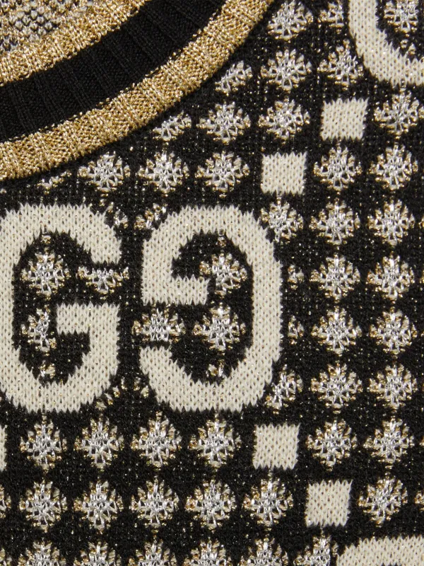 Gucci jacquard-monogram Wool Cardigan - Farfetch
