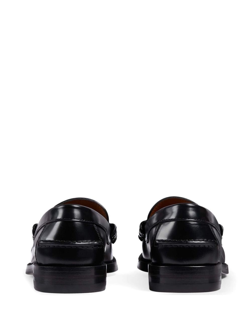 Gucci Interlocking G Leather Loafers - Farfetch