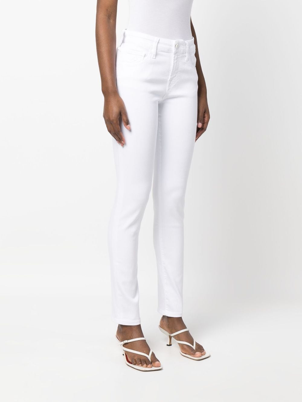 Shop Jacob Cohen Slim-cut Denim Jeans In White