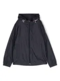 Moncler Enfant logo-patch lightweight jacket - Blue