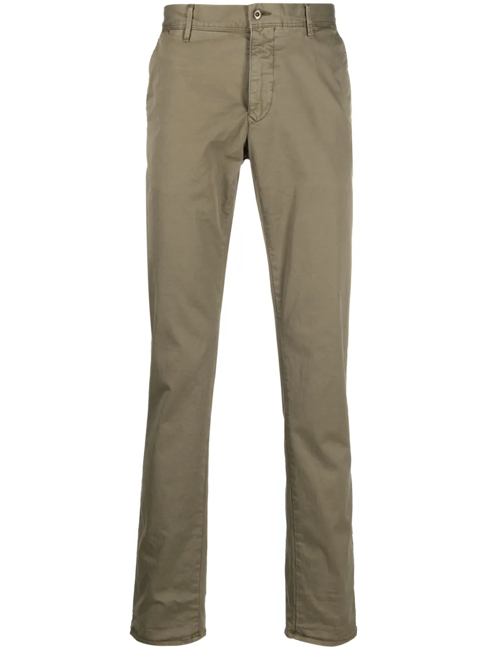 Incotex slim-cut chino trousers | Green | Image 1