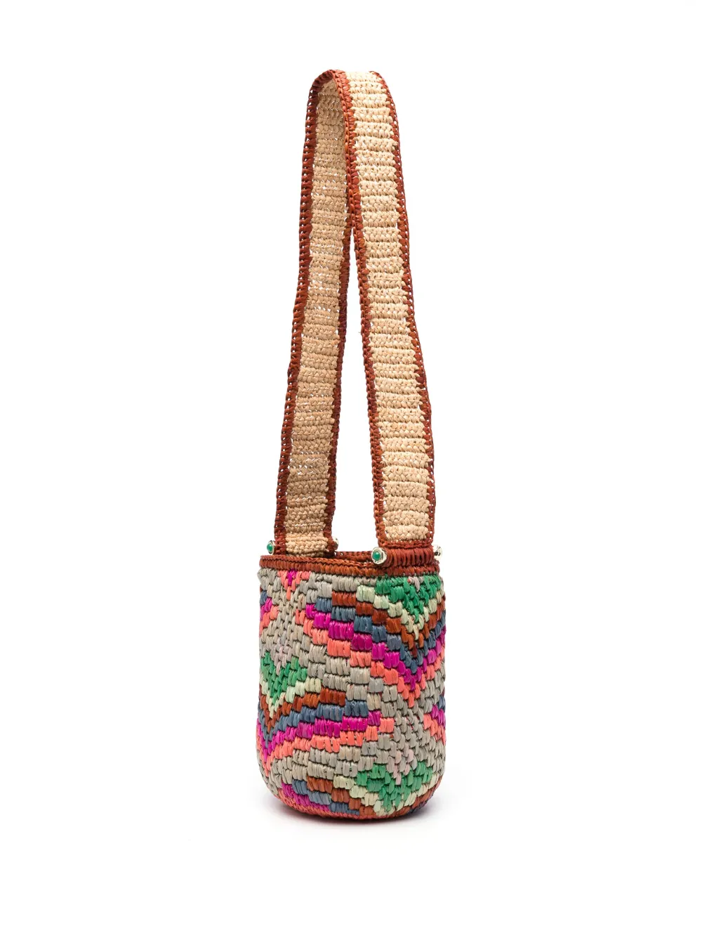 Gas Bijoux Woven raffia Bucket Bag Farfetch gas-bijoux-woven-raffia-bucket-bag-farfetch