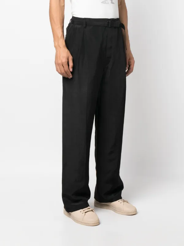 Lemaire Belted Cotton Trousers - Farfetch