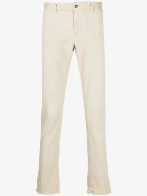 Incotex tapered-leg chino trousers