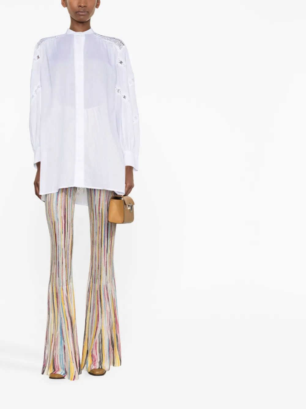 Charo Ruiz Ibiza Blouse met borduurwerk - Wit