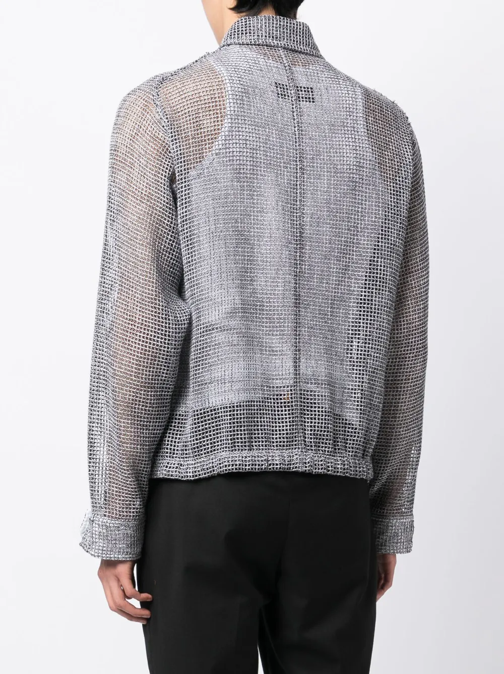 Toga Virilis mesh-panelling Shirt Jacket - Farfetch