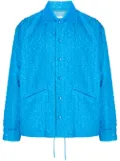 Toga Virilis textured shirt jacket - Blue