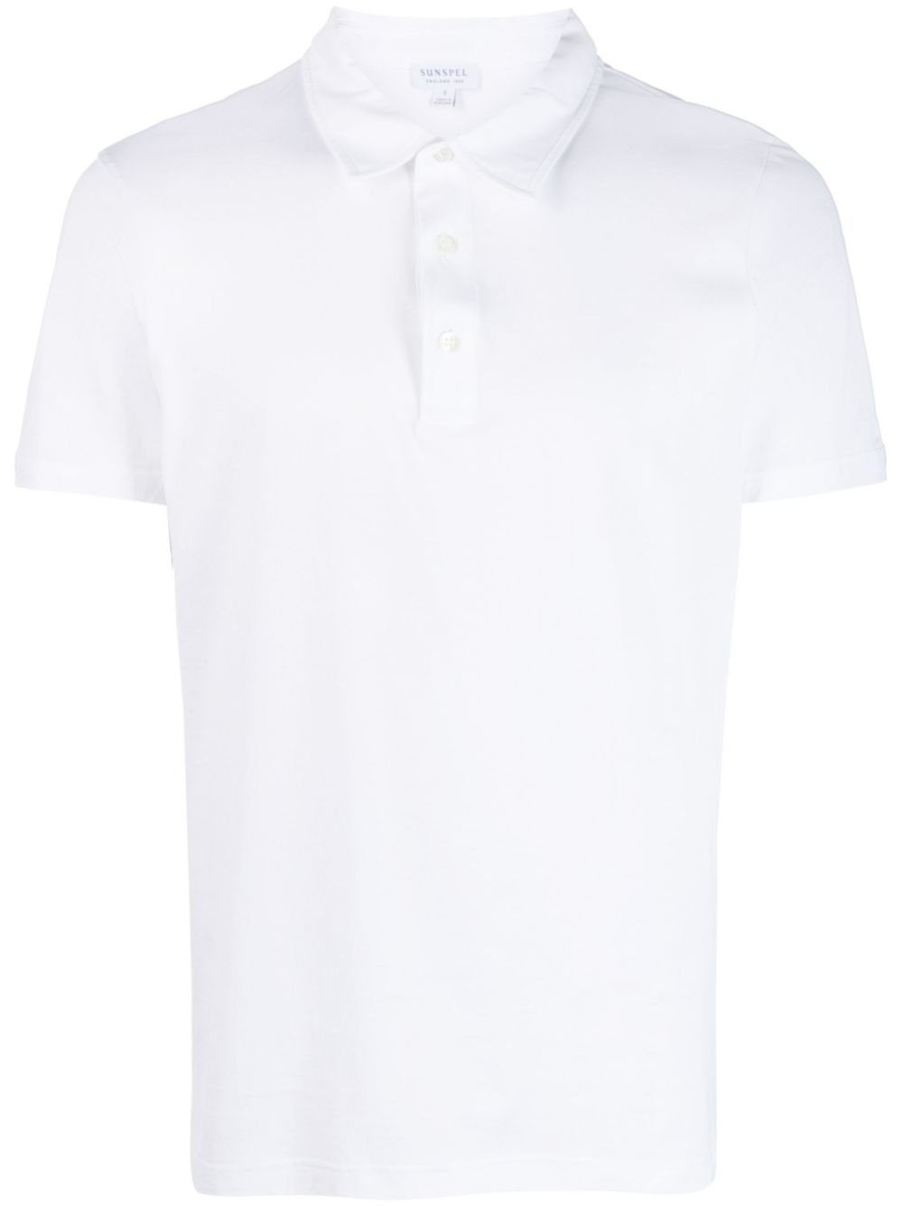 short-sleeve cotton polo shirt