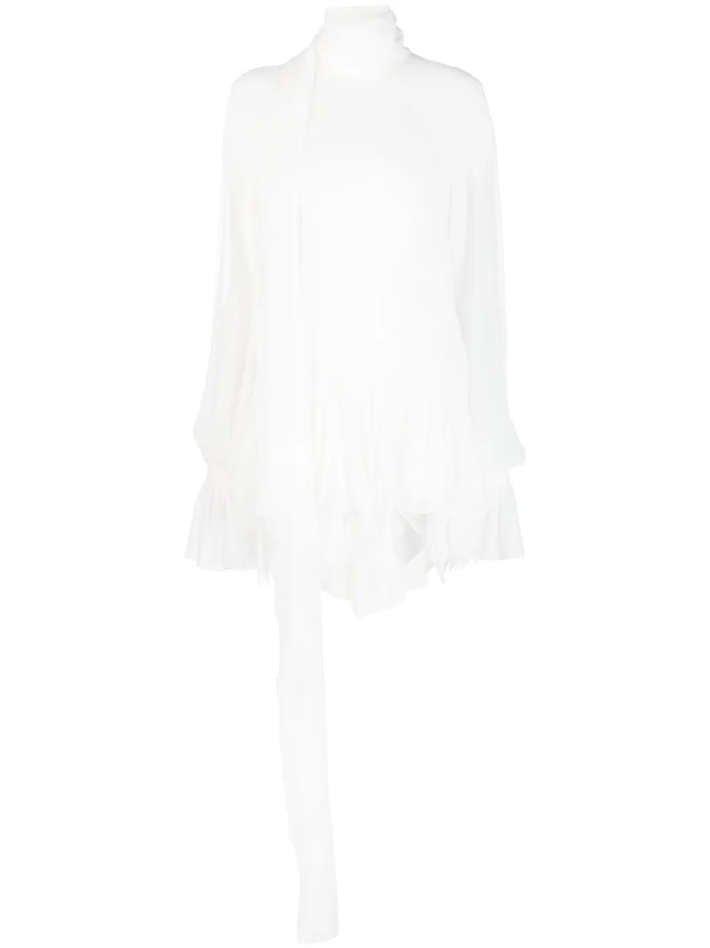 Sehnsucht Atelier  asymmetric silk blouse | White | Image 1