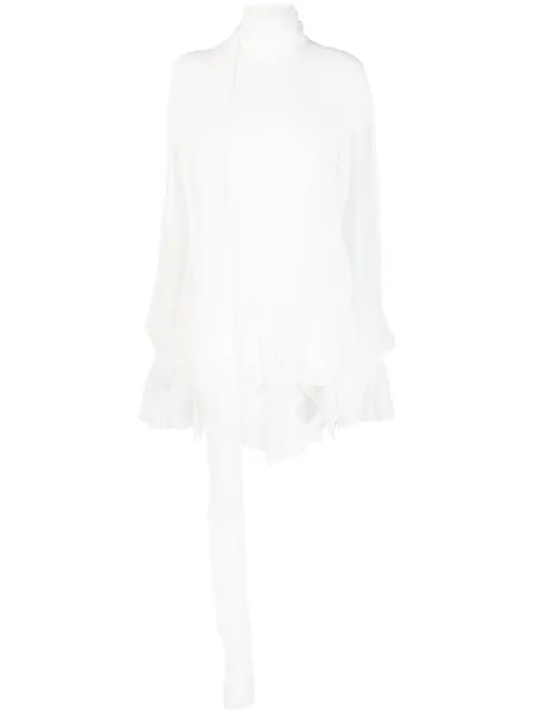 Sehnsucht Atelier  asymmetric silk blouse
