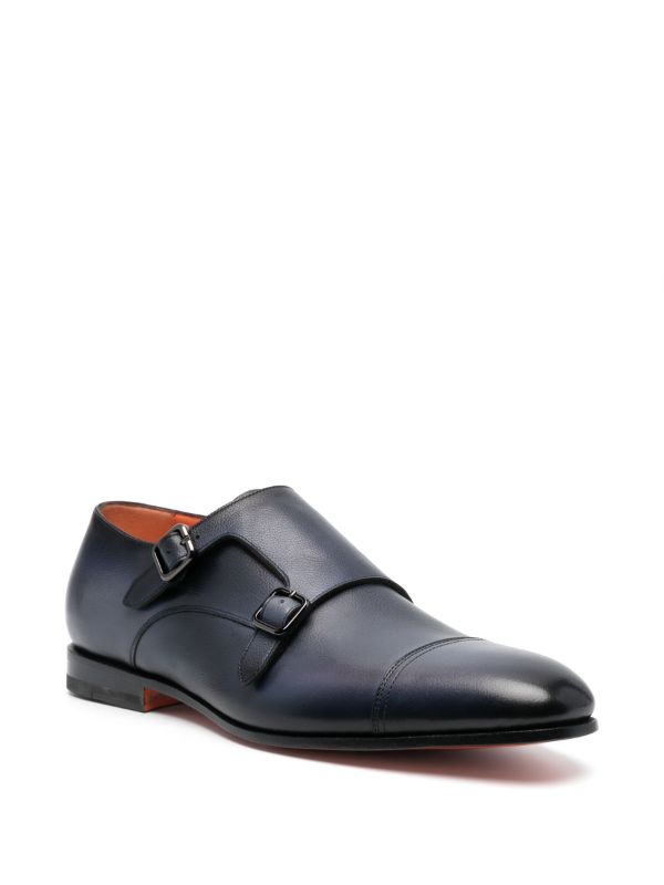 Double buckle sale formal shoes