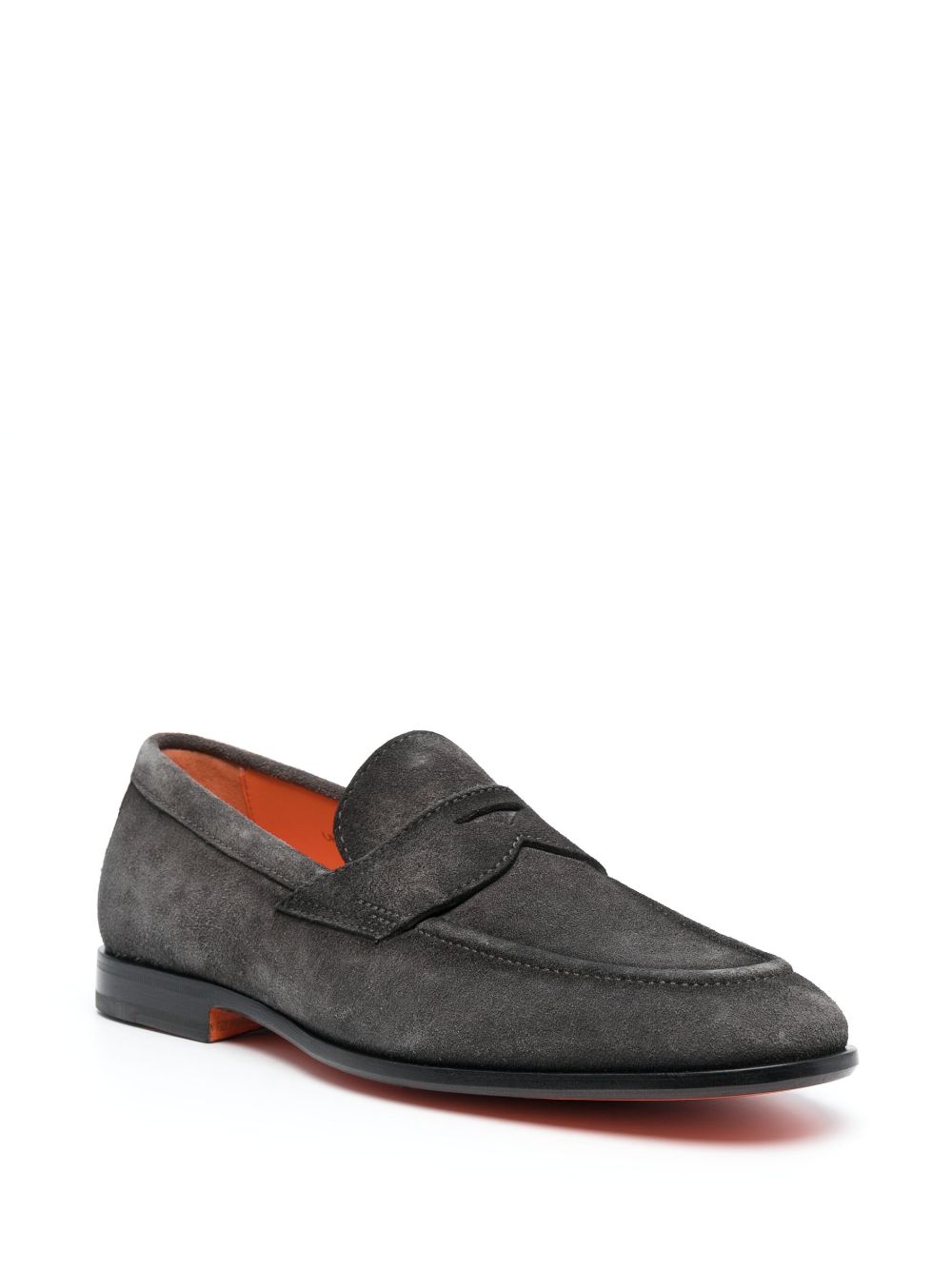 Santoni Suède loafers - G62 GREY