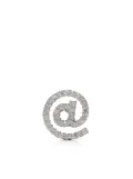 Delfina Delettrez 18kt white gold Snail diamond stud earring - Silver