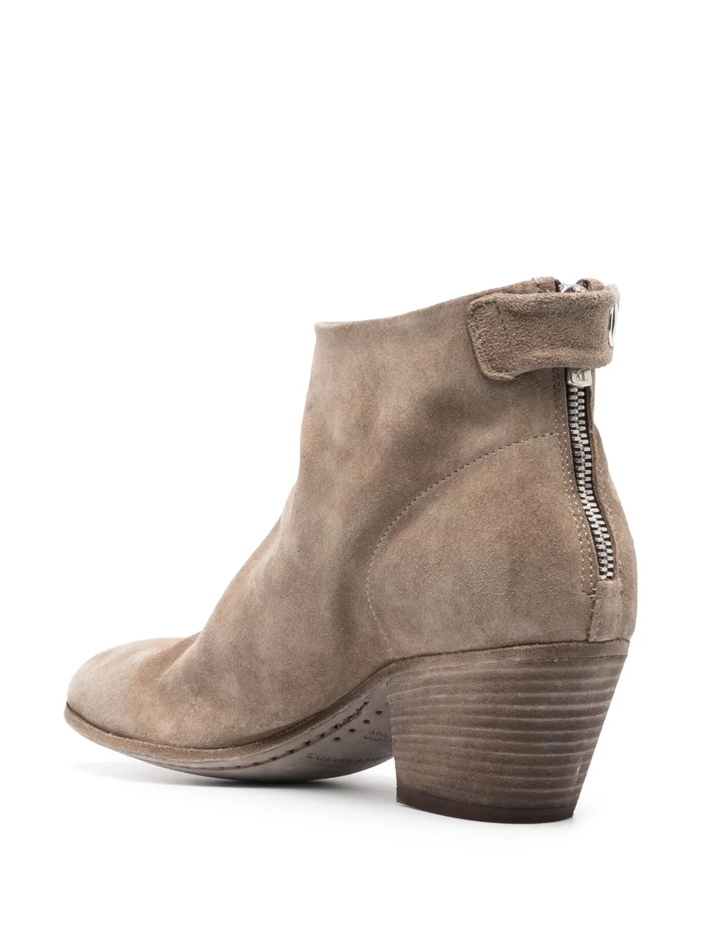 Officine Creative suede ankle boots Neutrals