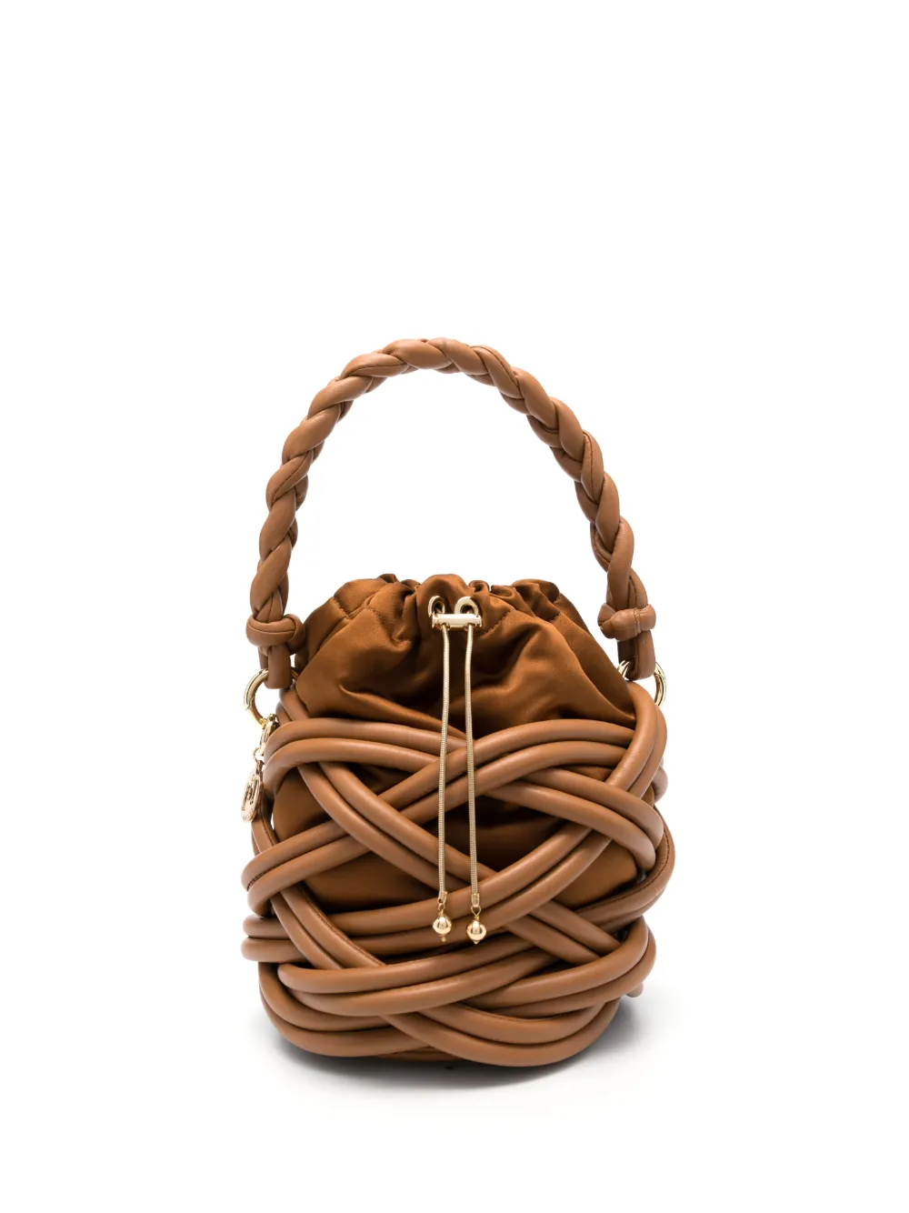 Rosantica Liane interwoven bucket bag