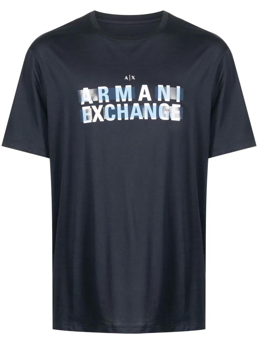 Armani Exchange logo-print cotton T-shirt