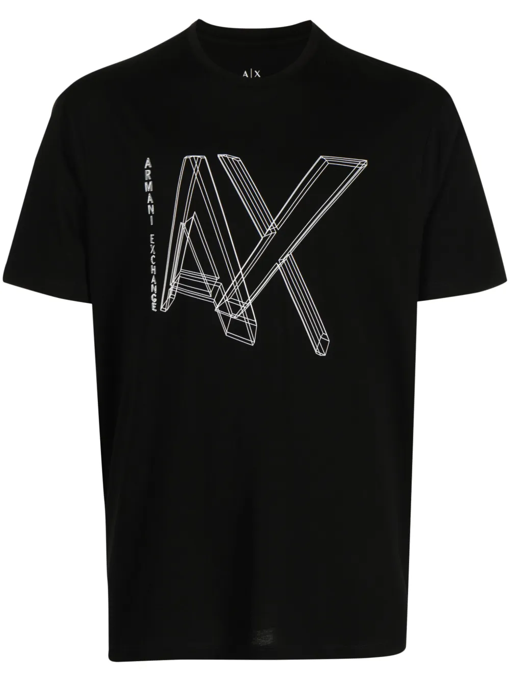 Armani Exchange logo-print cotton T-shirt