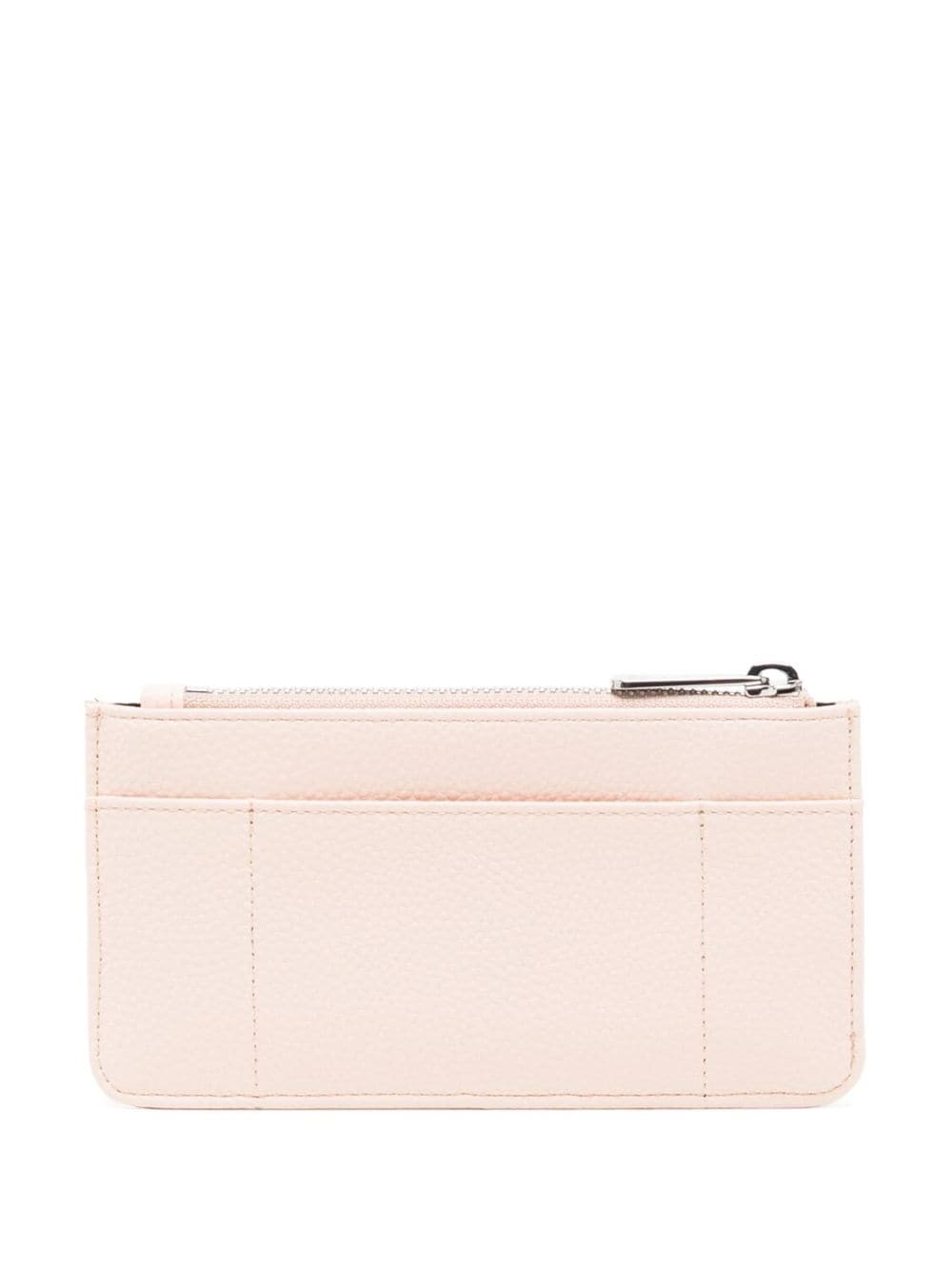 Armani Exchange logo-patch leather wallet - Roze