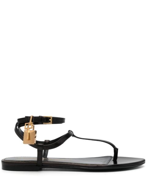 TOM FORD Padlock flat sandals