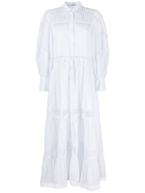 Charo Ruiz Ibiza Ileana lace-trim shirtdress