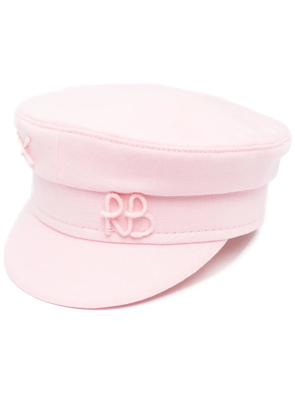 Ruslan Baginskiy Linen Baker Boy Hat In Pink