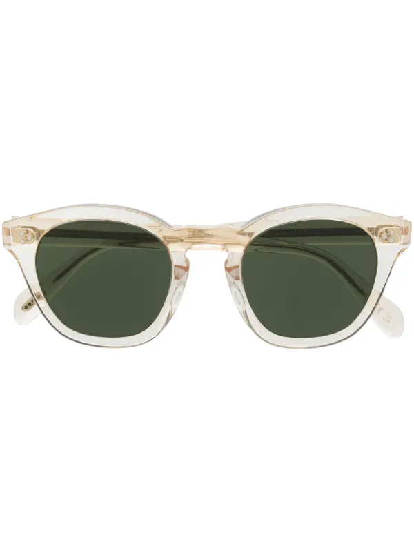 Oliver Peoples ラウンドフレーム サングラス | ニュートラル