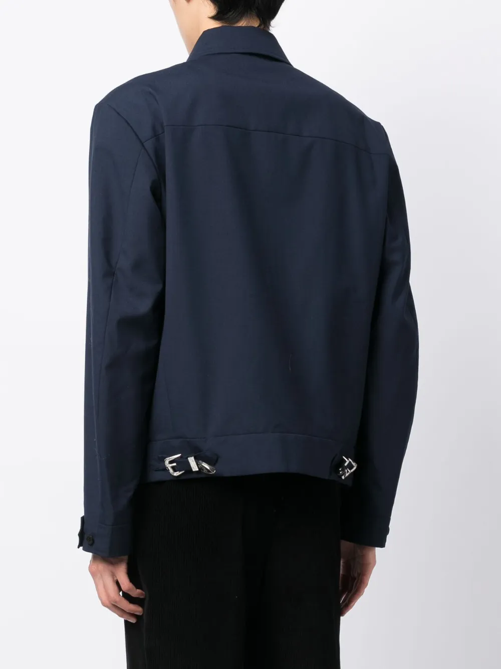 Toga Virilis logo-patch wool-blend Shirt Jacket - Farfetch