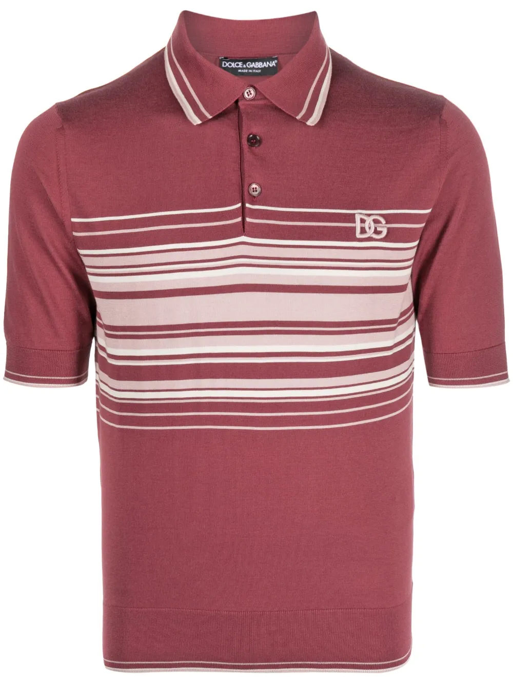 striped polo shirt