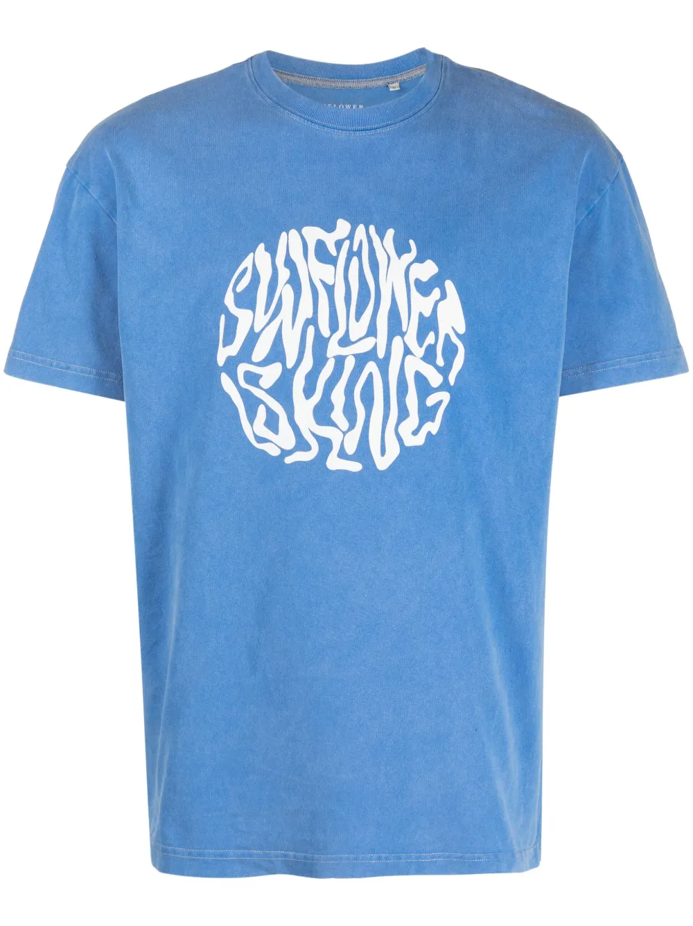 Sunflower Washed T-shirt In Blue