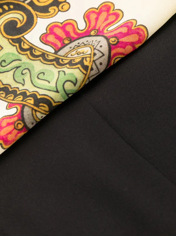 ETRO グラフィック ストレートパンツ | ブラック | FARFETCH JP