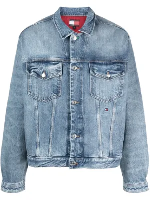 Veste en jean homme best sale tommy hilfiger