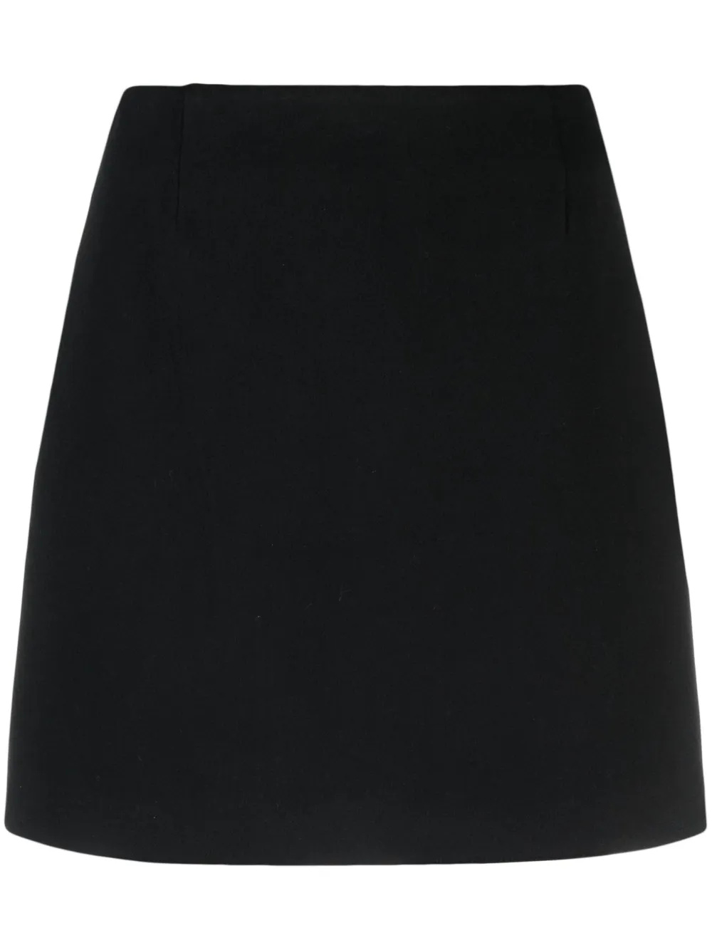 Manuel Ritz high-waist straight miniskirt Zwart
