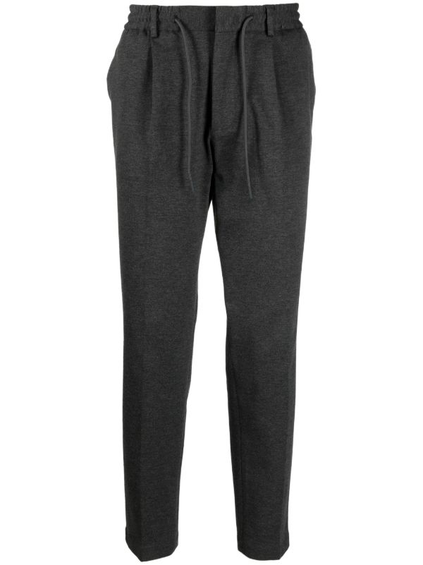 Tapered drawstring hot sale trousers