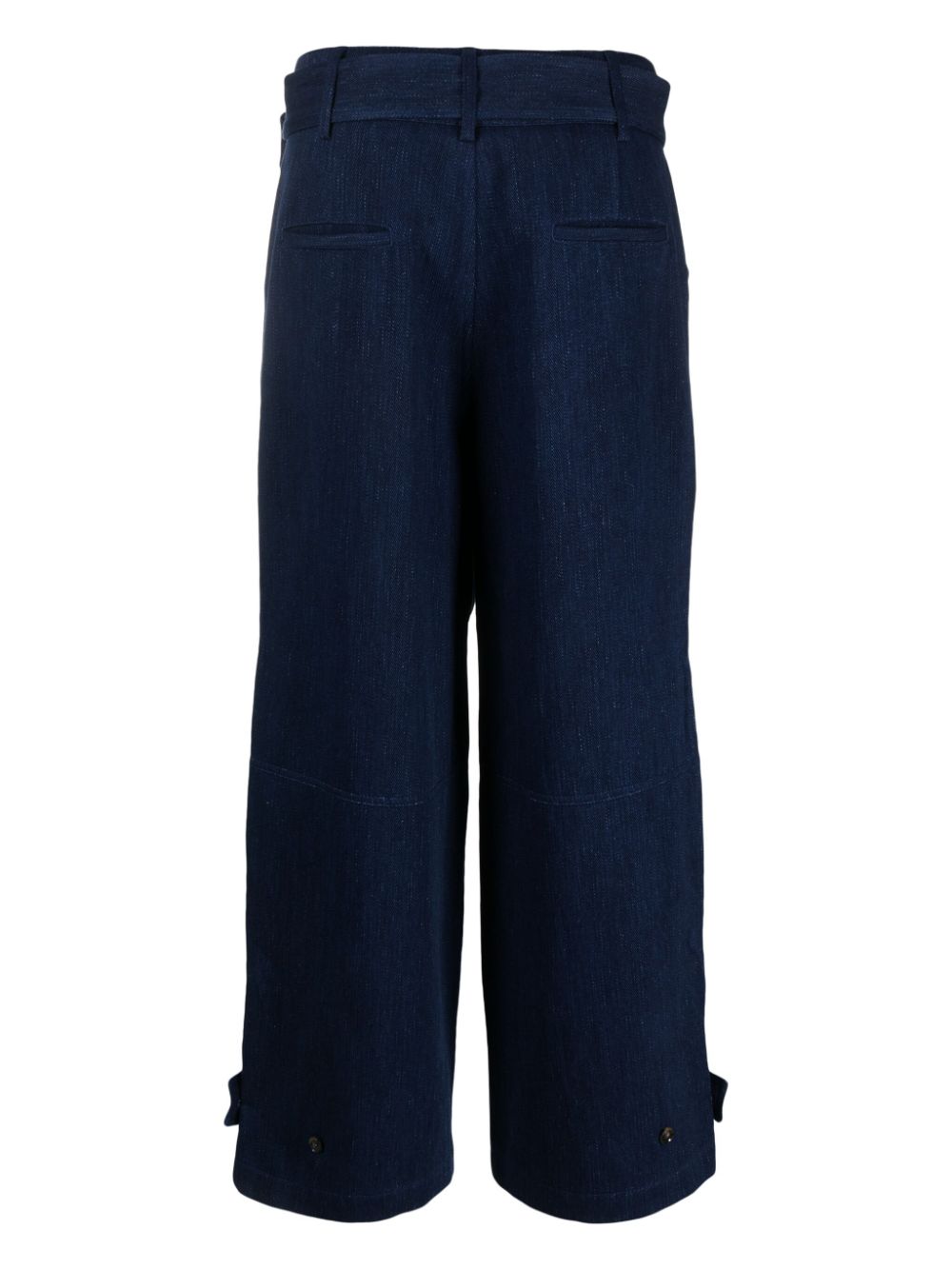 Shop Manuel Ritz Straight-leg Cotton Cargo Jeans In Blue
