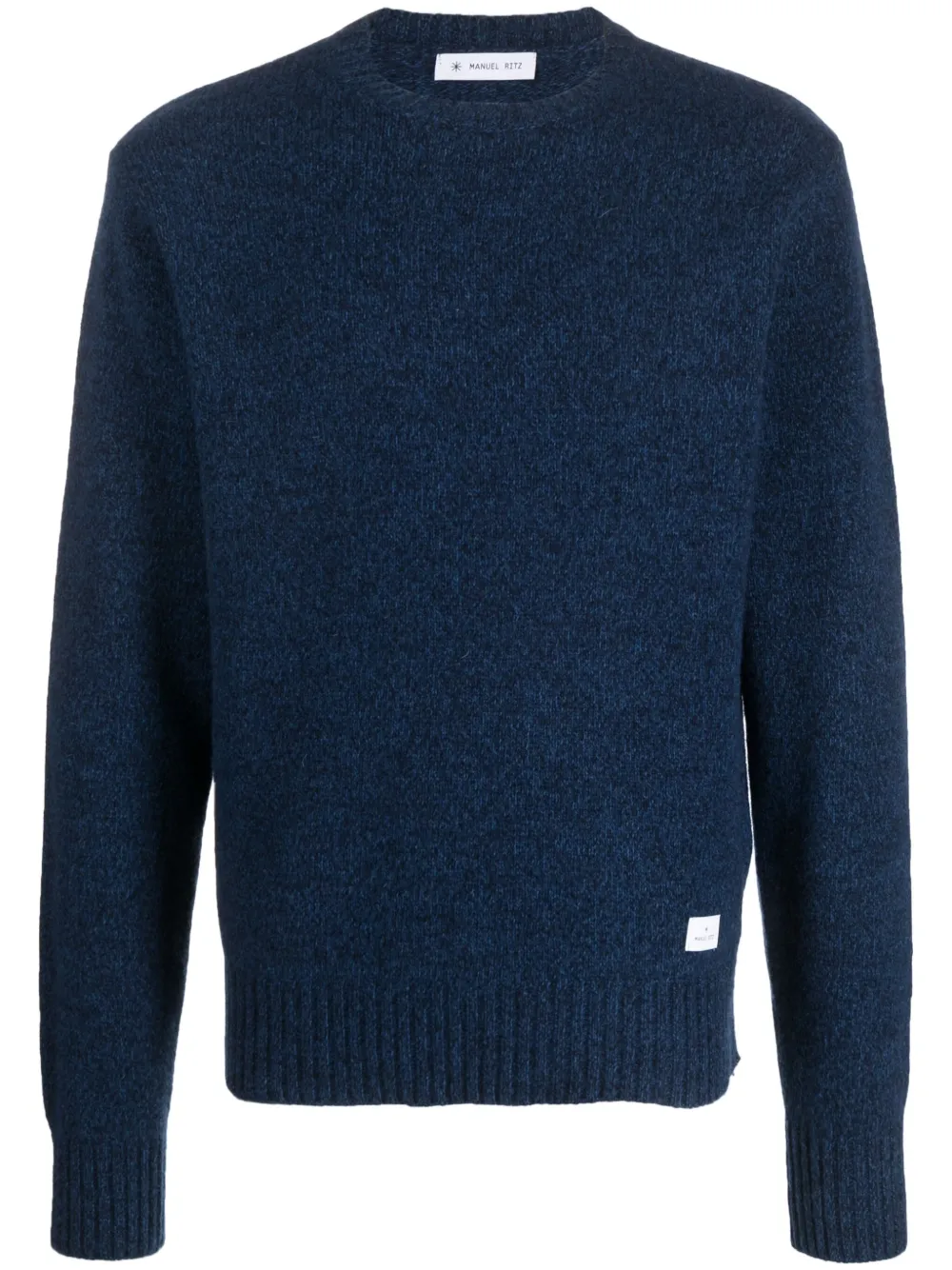 Manuel Ritz Kasjmier trui Blauw