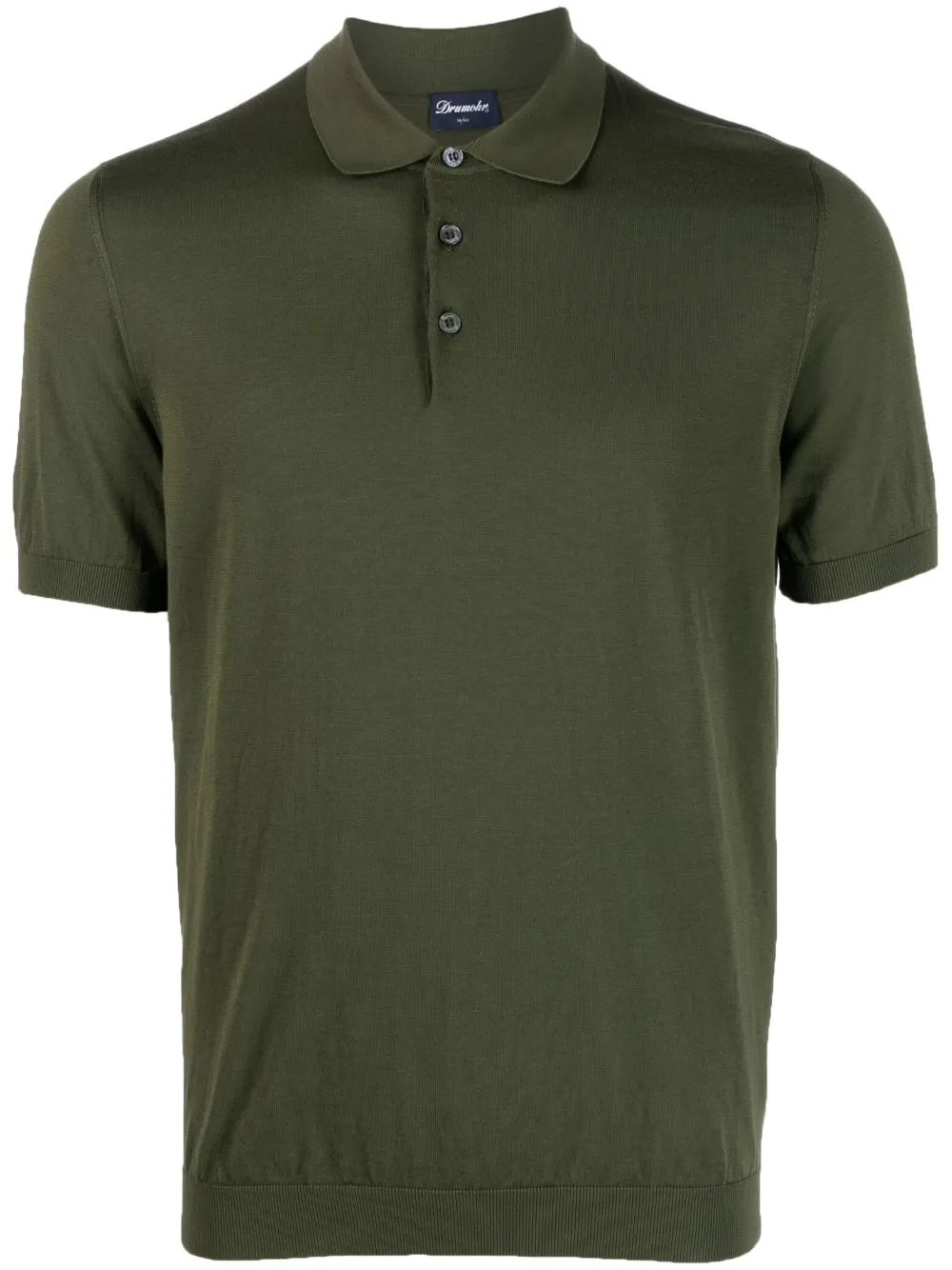 Drumohr short-sleeved polo shirt