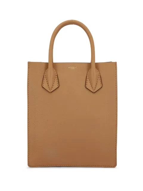 Moreau logo-print leather tote bag 
