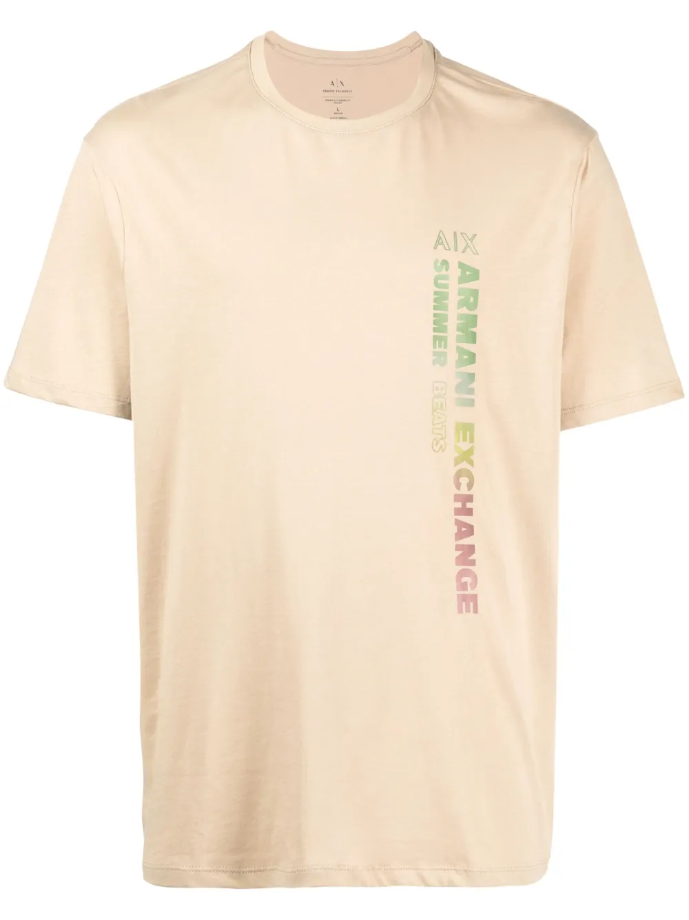Armani Exchange logo-print cotton T-shirt