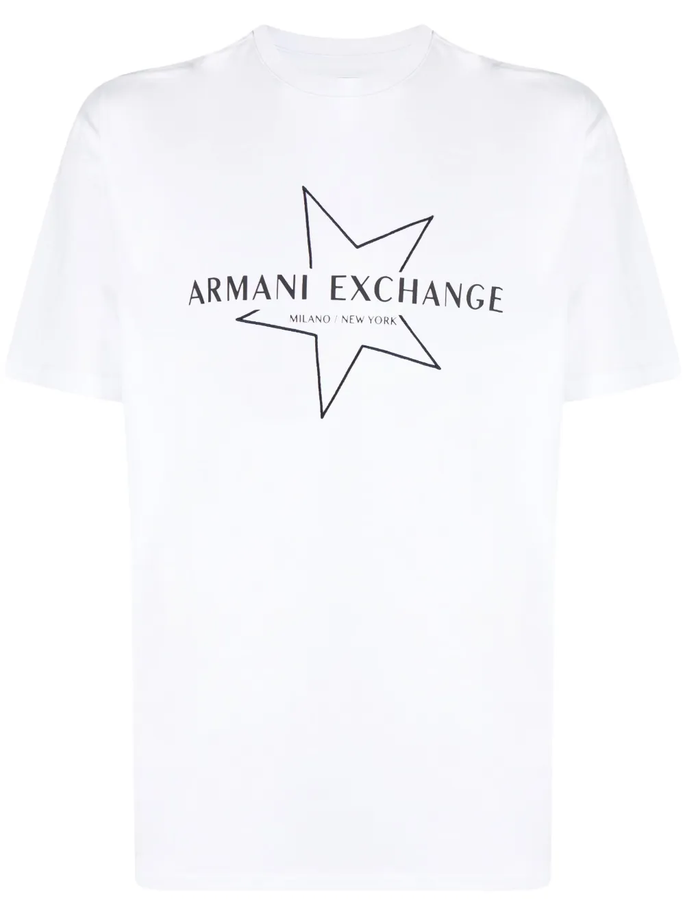 Armani Exchange logo-print cotton T-shirt