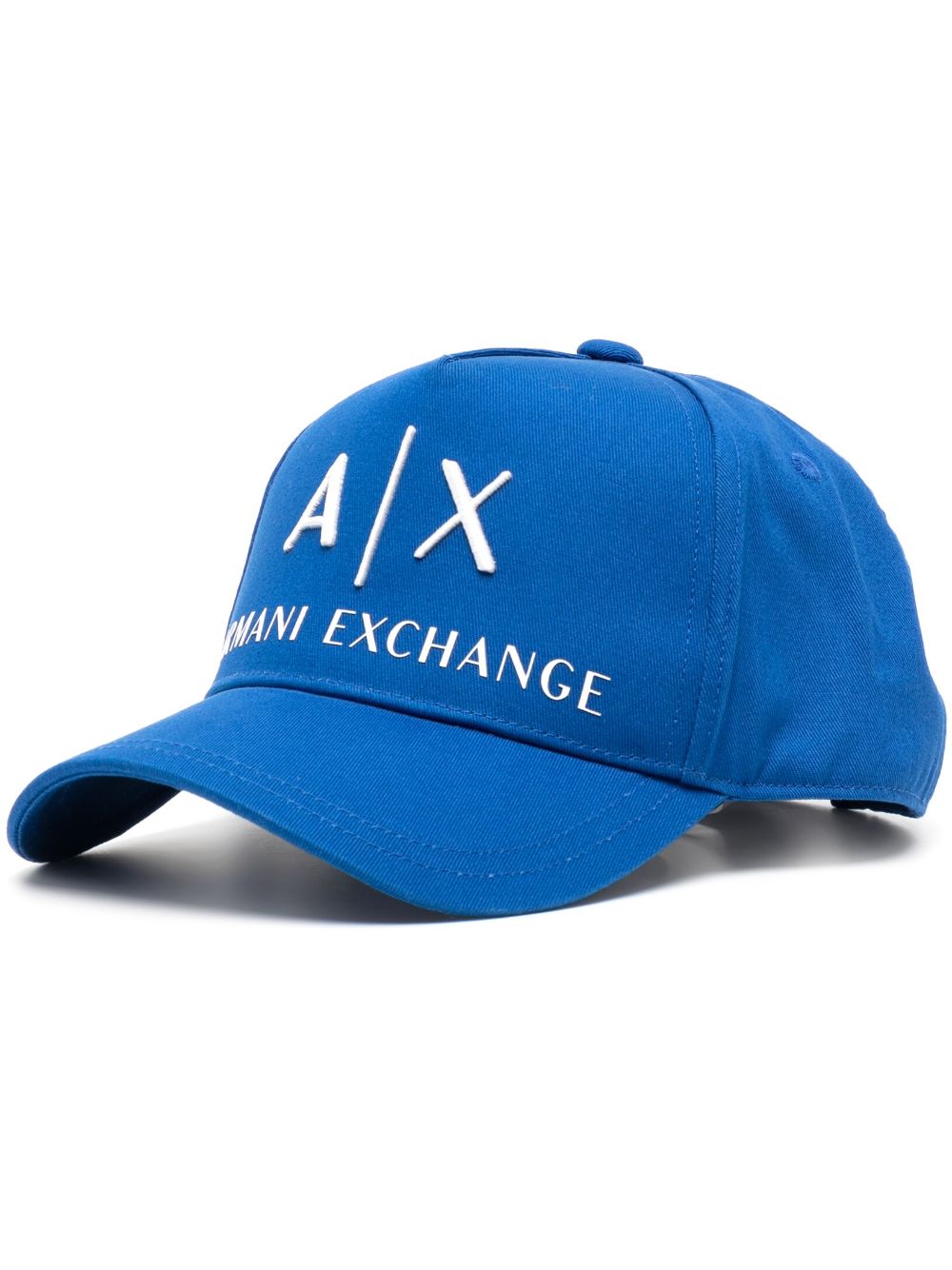 ARMANI EXCHANGE LOGO-EMBROIDERED COTTON BASEBALL CAP